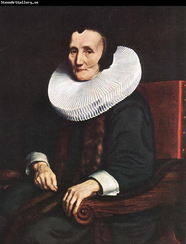 MAES, Nicolaes Portrait of Margaretha de Geer, Wife of Jacob Trip